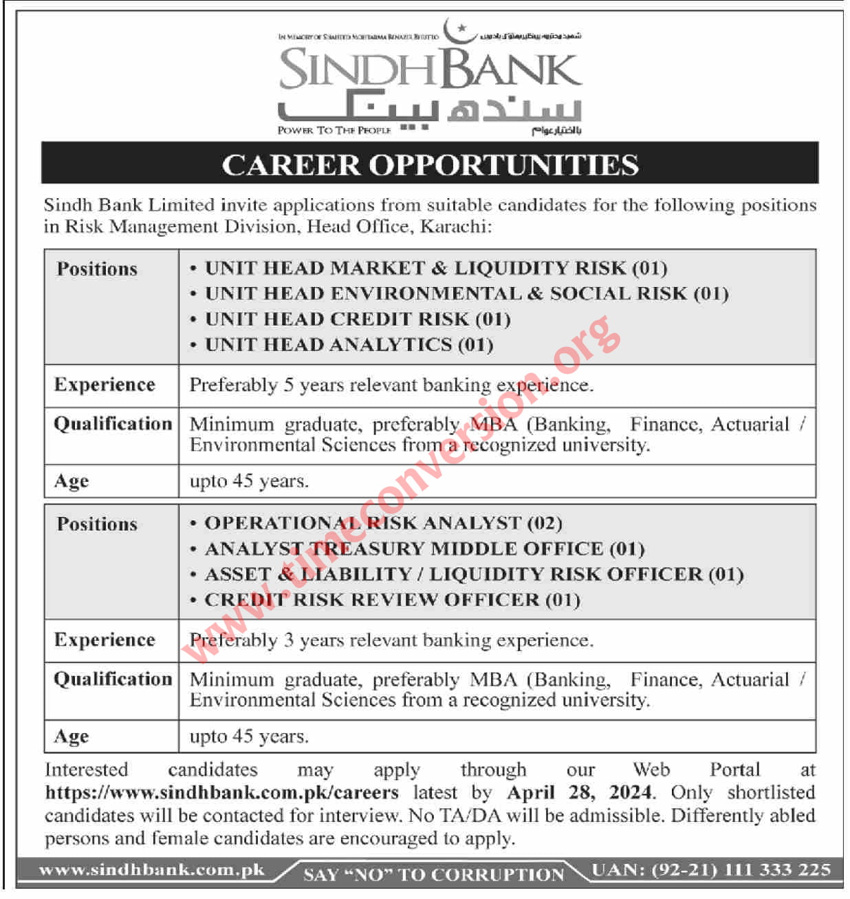 Sindh Bank Jobs April 2024 In Karachi 2 Sindh Bank Jobs April 2024 In Karachi